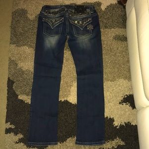 Like new, very dark wash